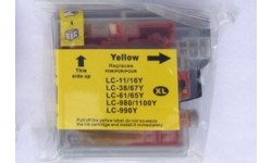 LC 1100 Y, gul, kompatibel patron