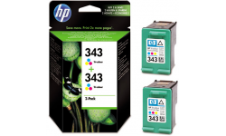 HP 343 - dualpack - CMY originale patron